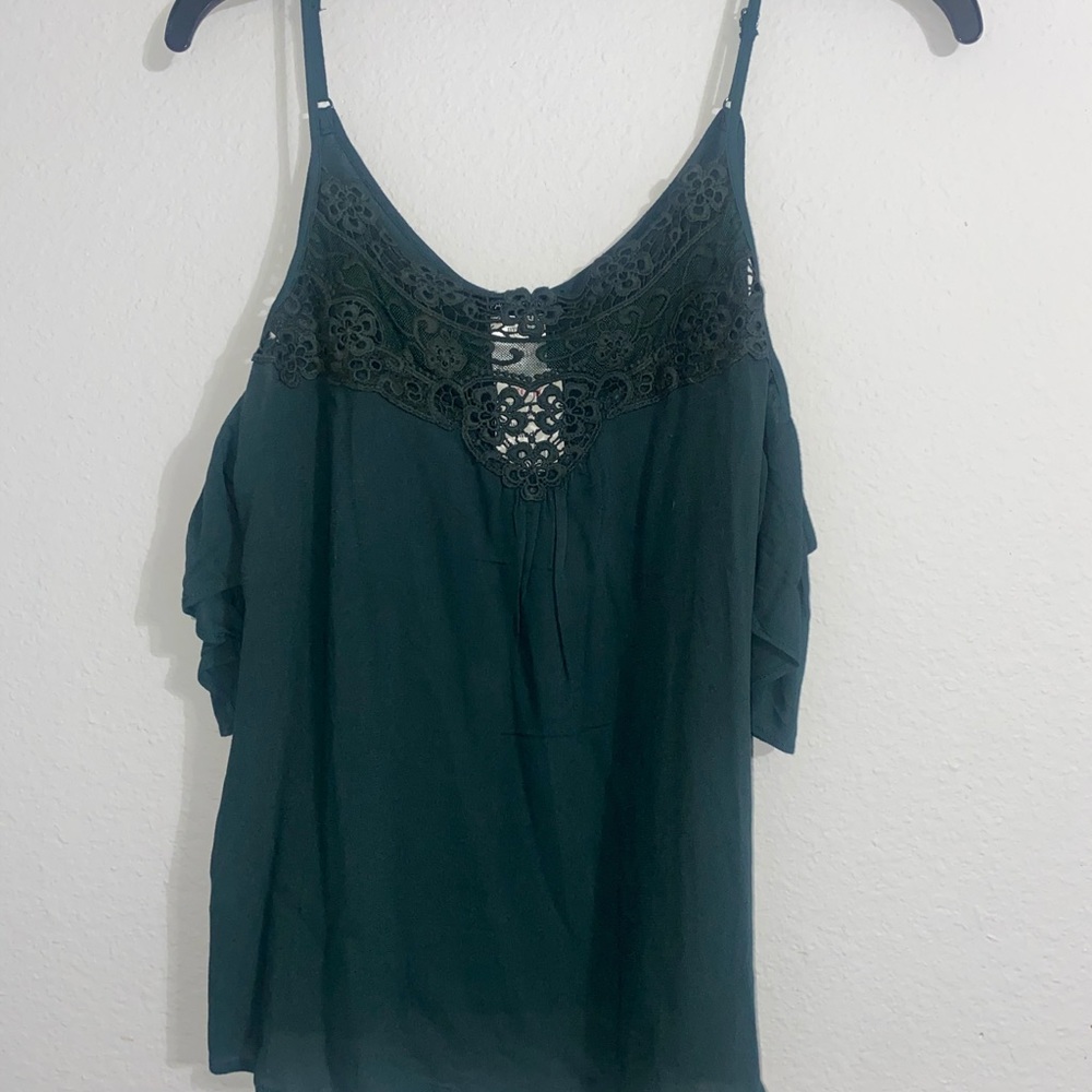 Open shoulder blouse